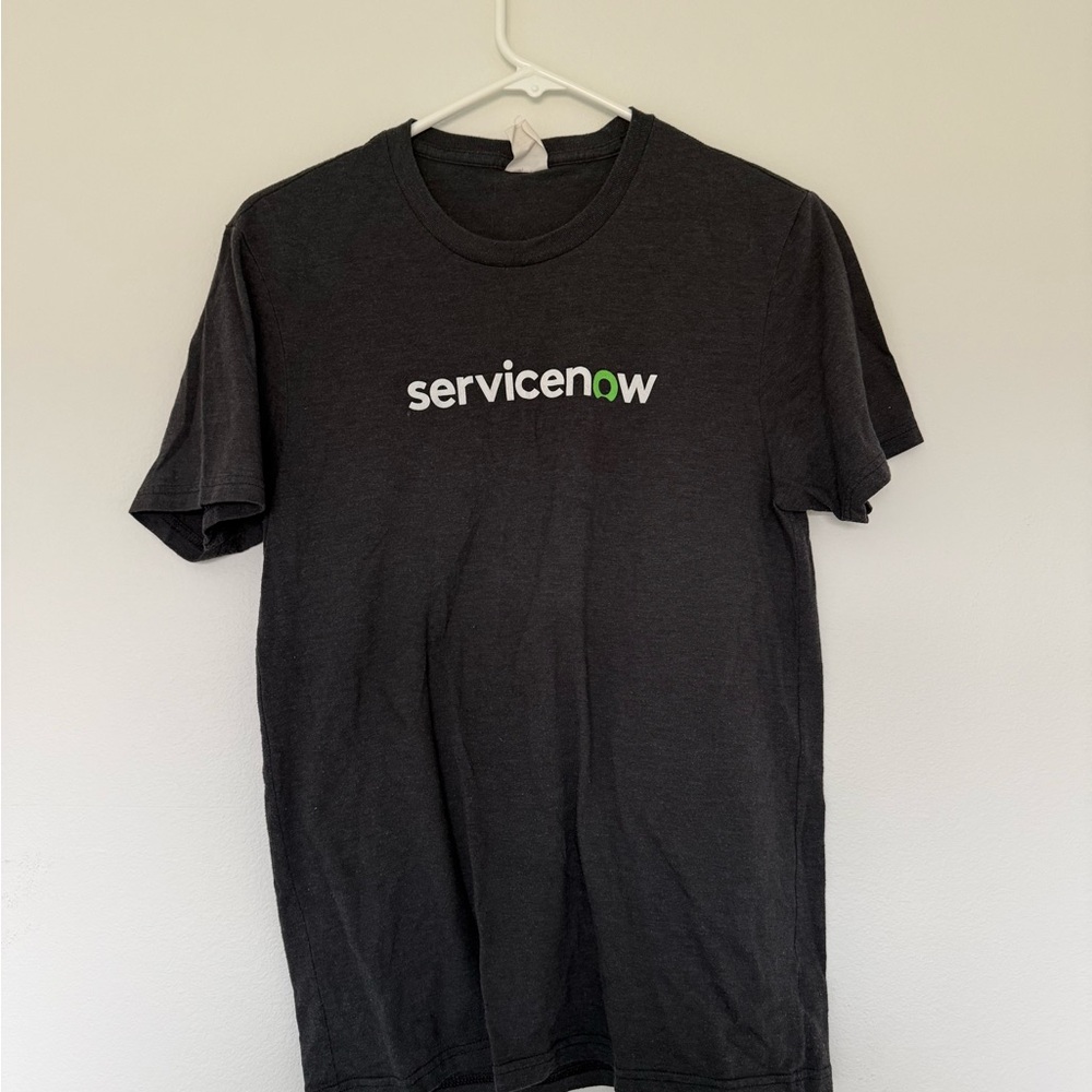 Black Logo Crewneck T-Shirt